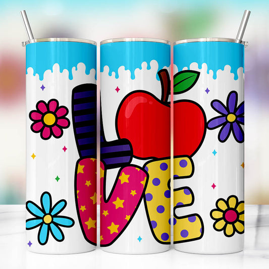 LOVE Teacher Tumbler