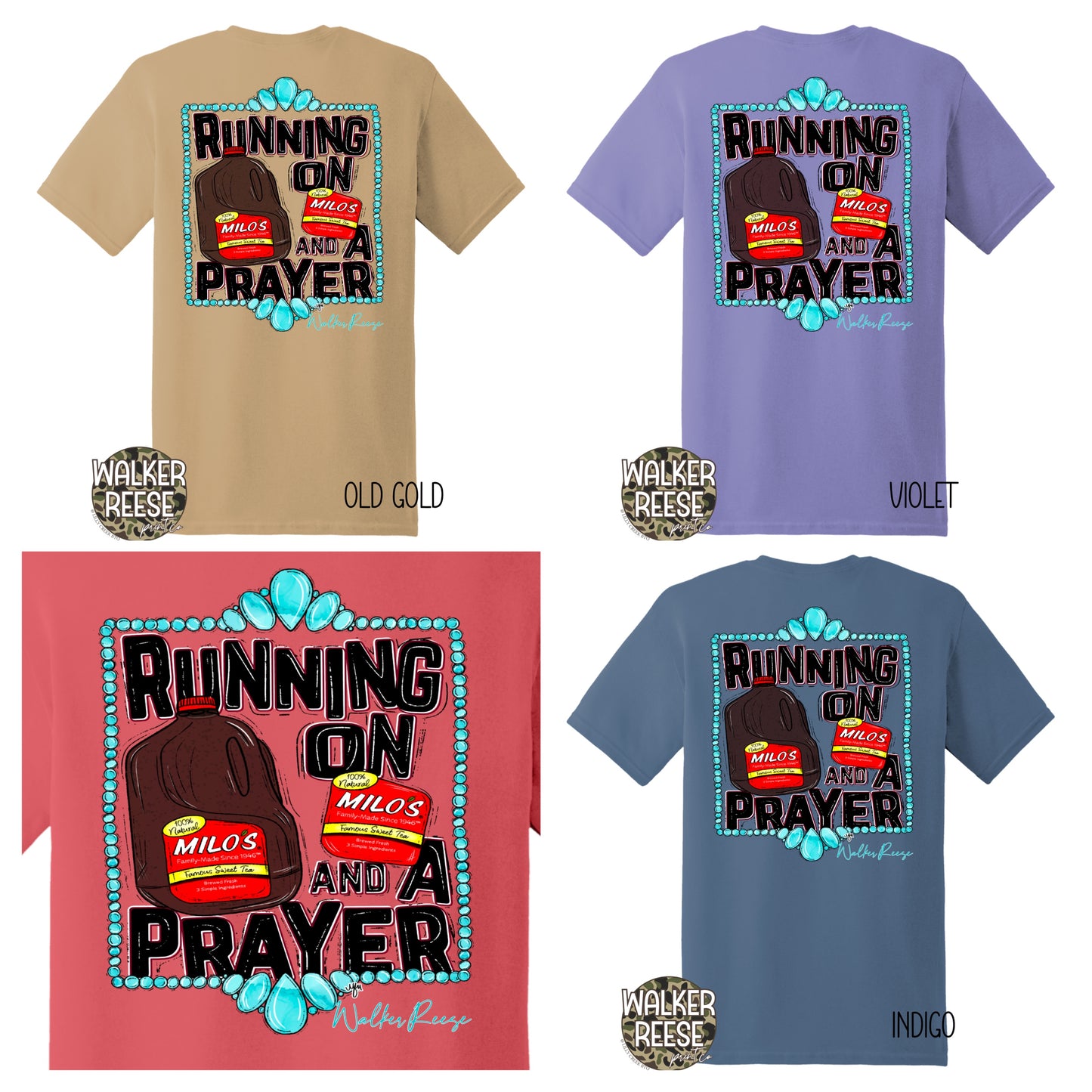 Running on Milo's and a Prayer Tee