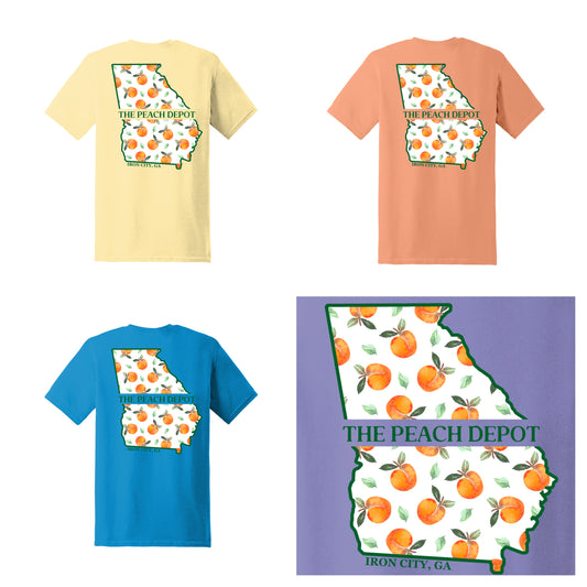 The Peach Depot - Georgia Peach State Tee