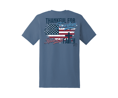 Thankful for the Freedom Rooted in Faith Tee