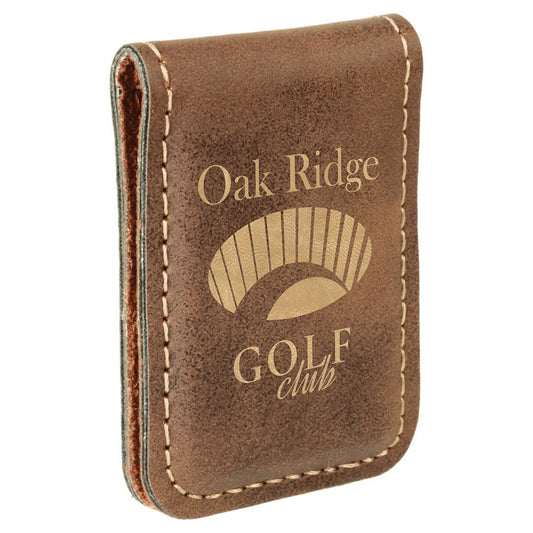 Personalized Lazer Engraved Money Clip | Rustic&Gold