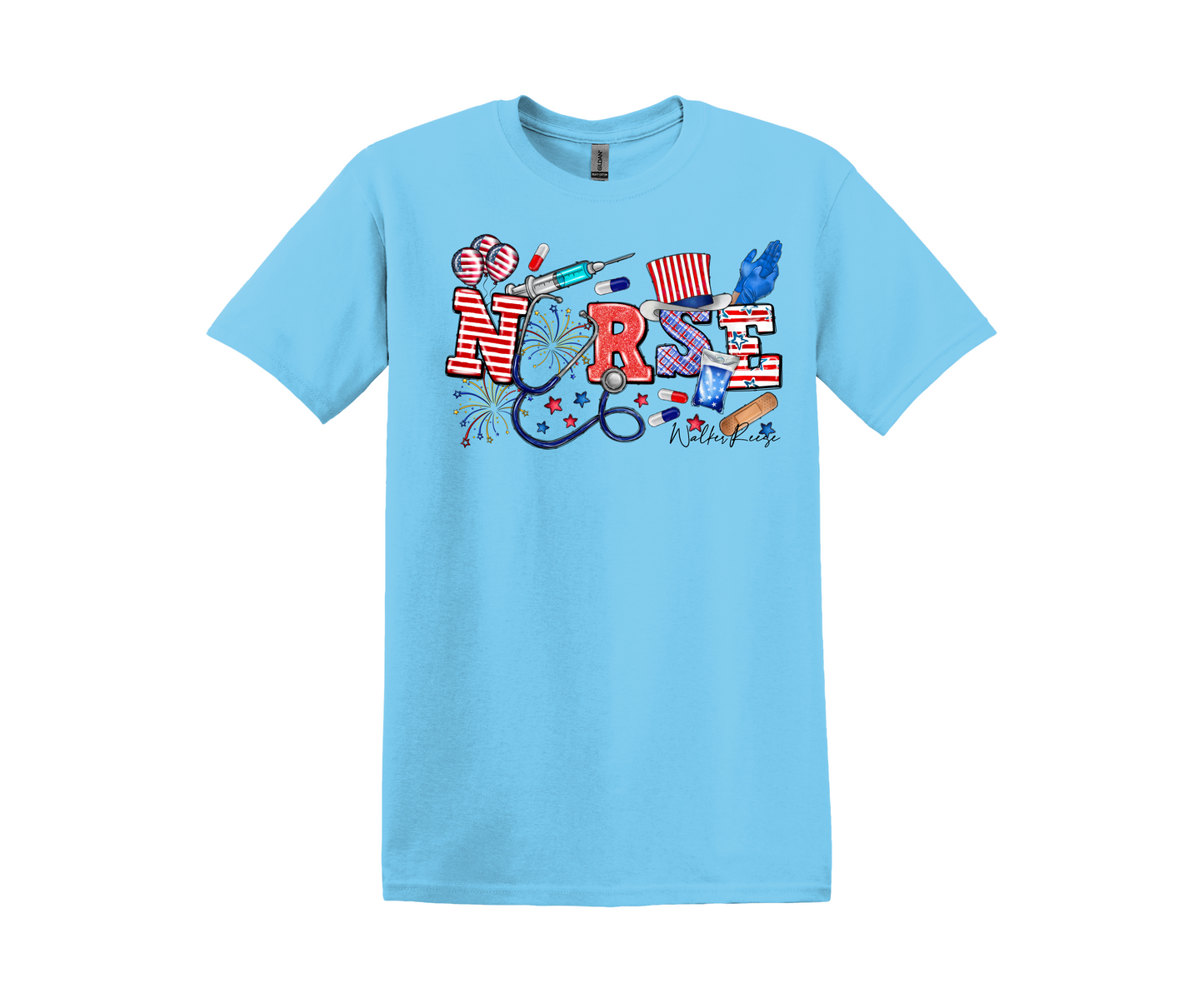 Patriotic Nurse Tee #4