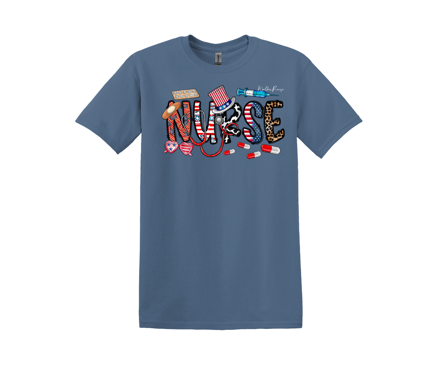 Patriotic Nurse Tee #2