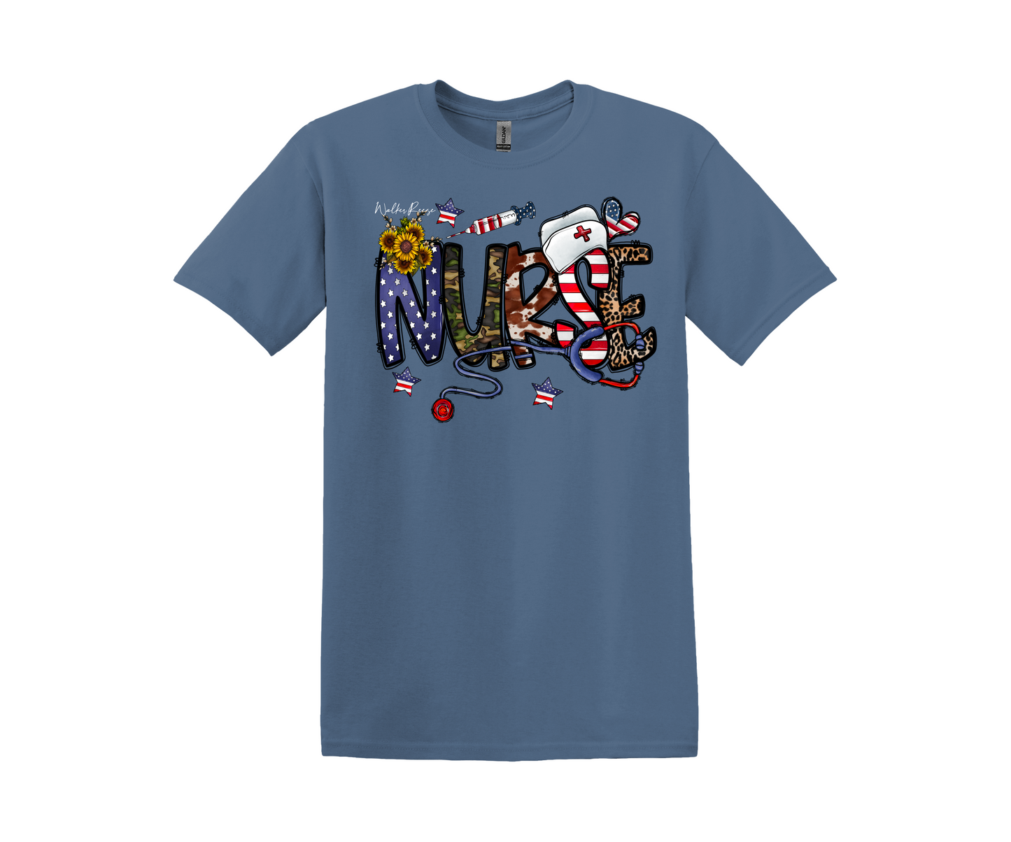 Patriotic Nurse Tee #1