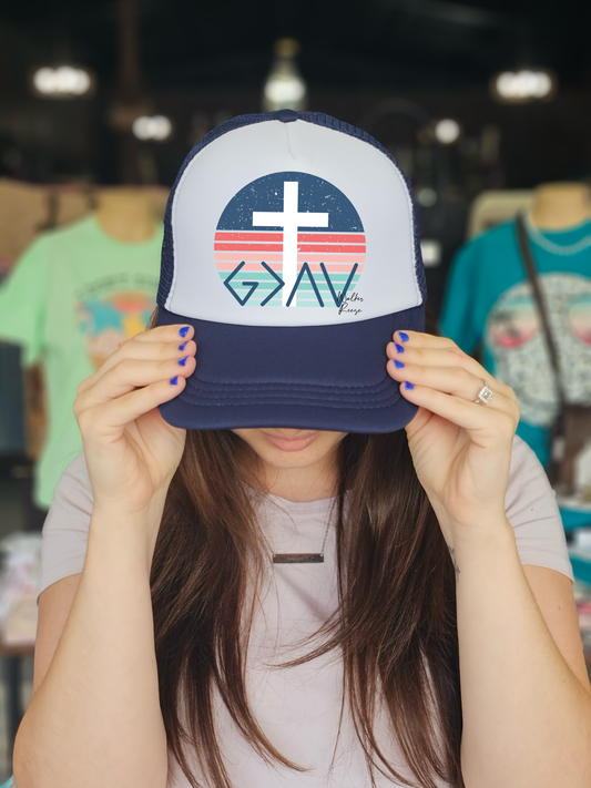 God Is Greater Trucker Hat