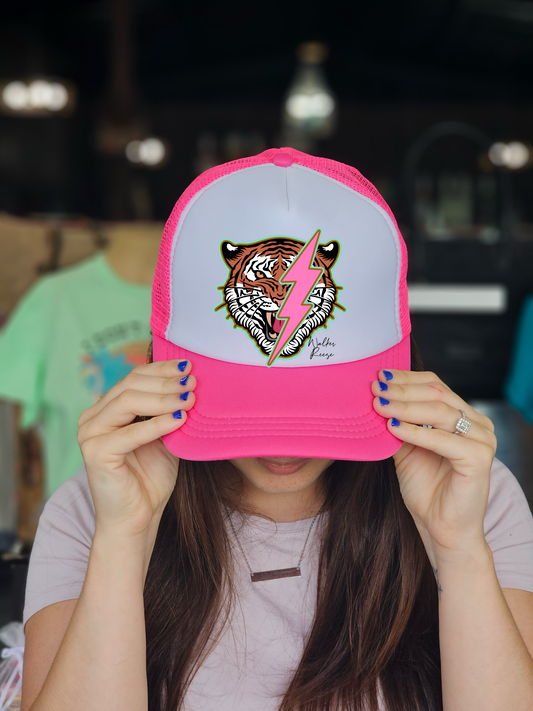 Retro Tiger Trucker Hat