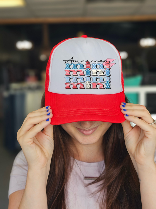 American Mini Trucker Hat