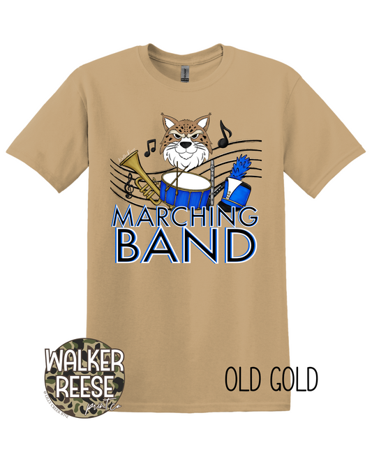 Early Bobcats Marching Band Tee