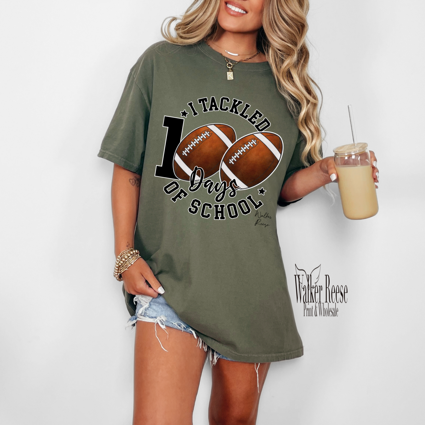 I Tackled 100 Days of School Tee