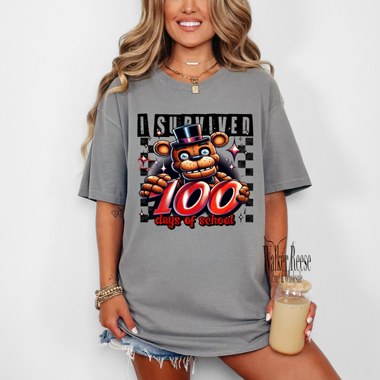 I Survived 100 Days of School Tee