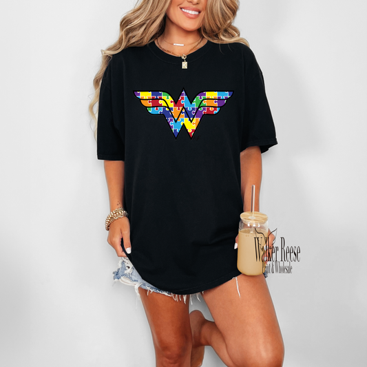 Autism Wonder Woman Tee