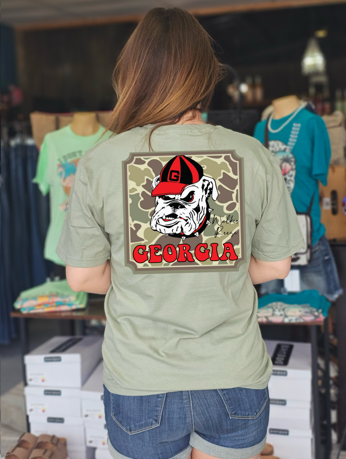 Old School Camo Georgia Tee