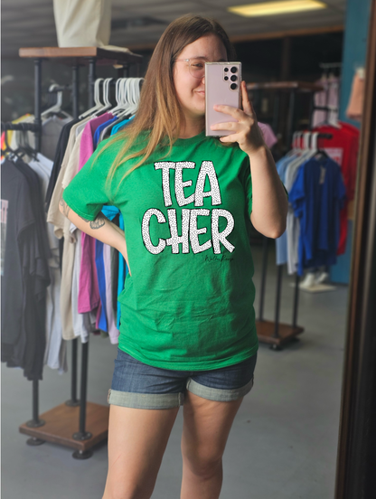 TEACHER Dottie Font Tee