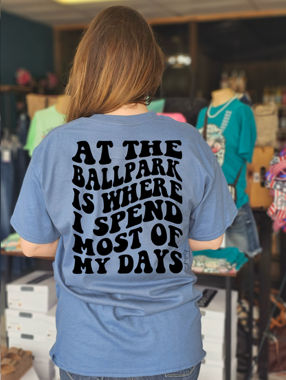 At The Ballpark Mom Tee