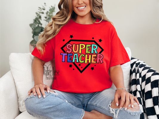 Super Teacher Diamond Tee