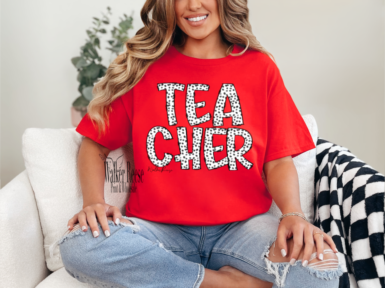 TEACHER Dottie Font Tee