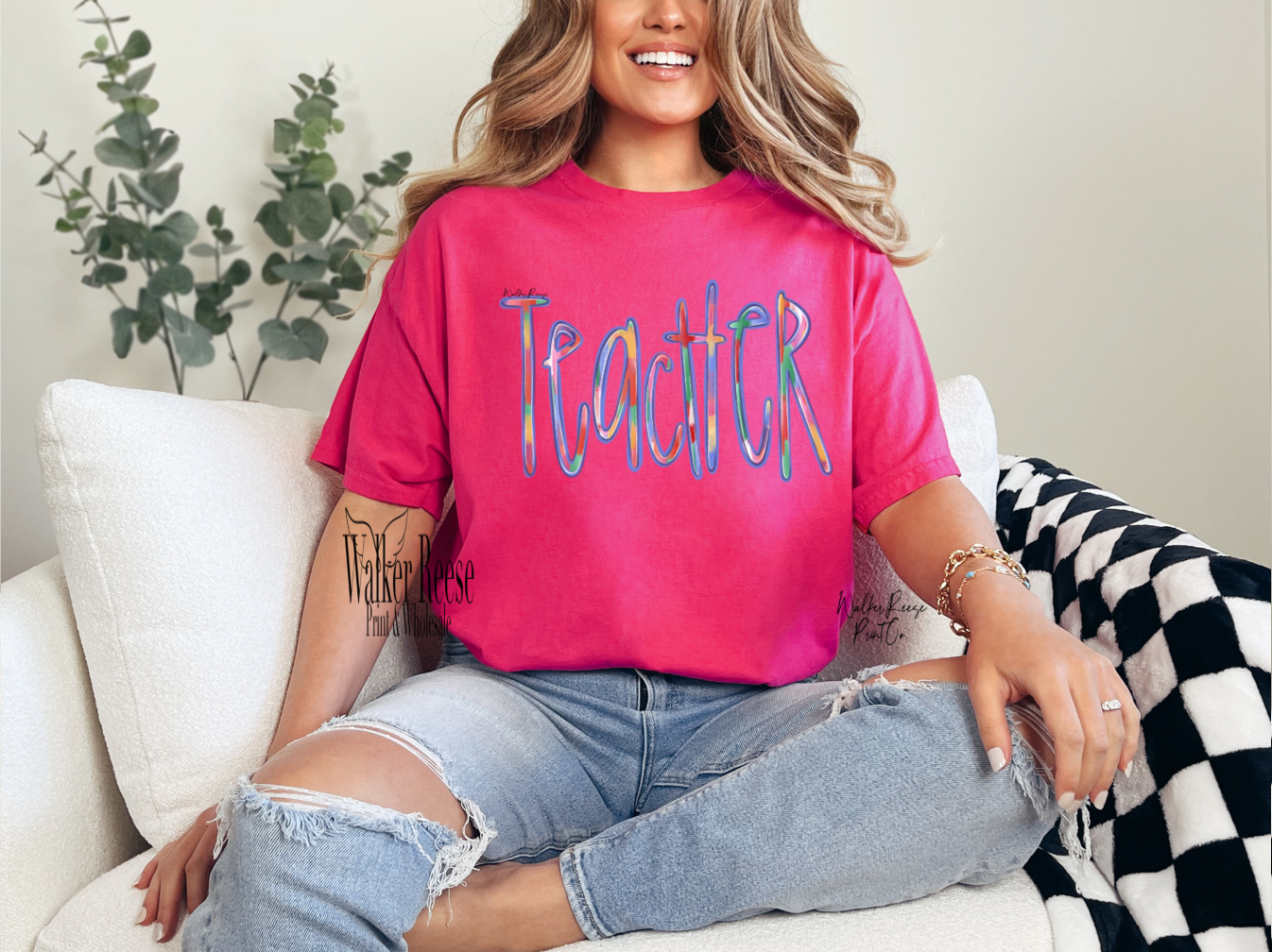 Painted Teacher Tee