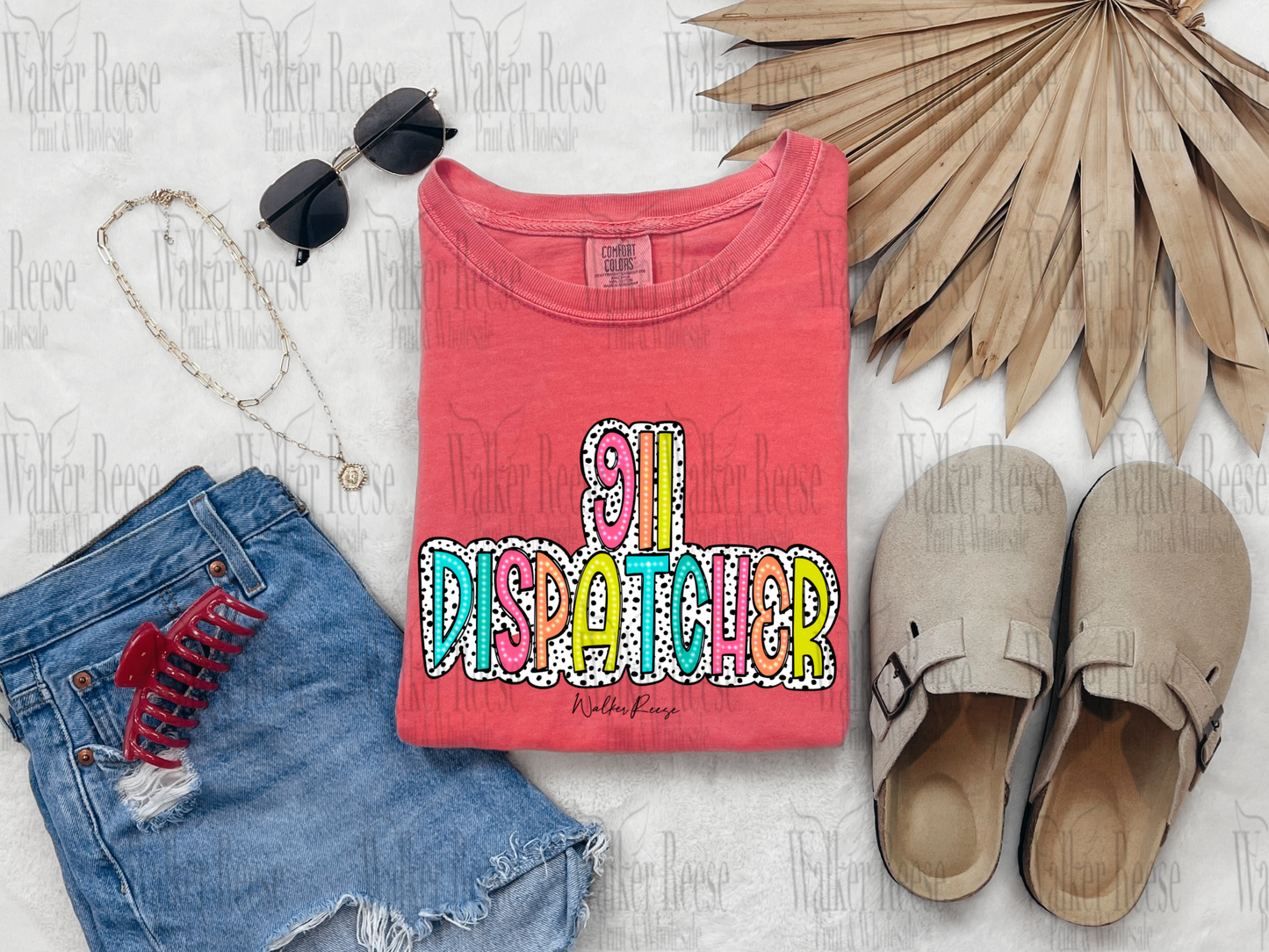 911 Dispatcher Dottie Font Tee