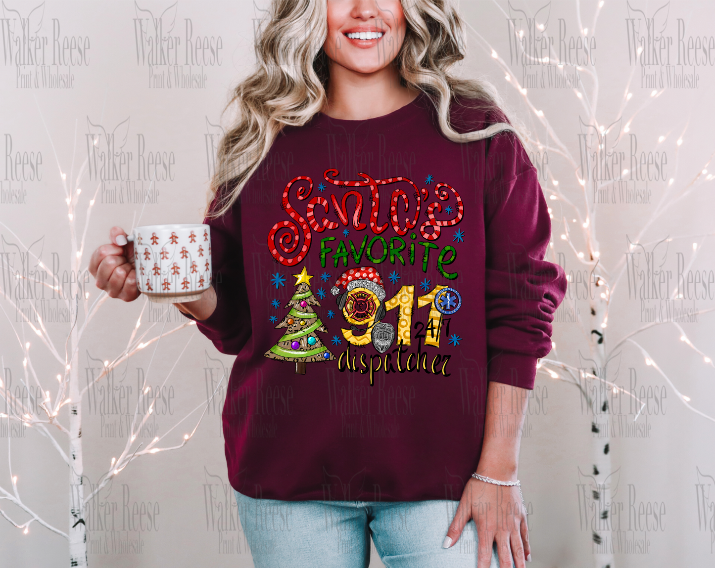 Santa's Favorite 911 Dispatcher Tee