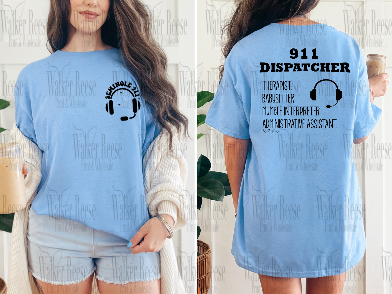 911 Dispatcher Therapist Tee