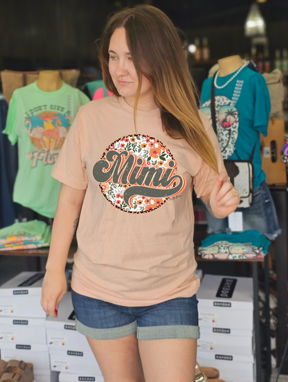 Boho Floral Ladies Mother's Day Tee