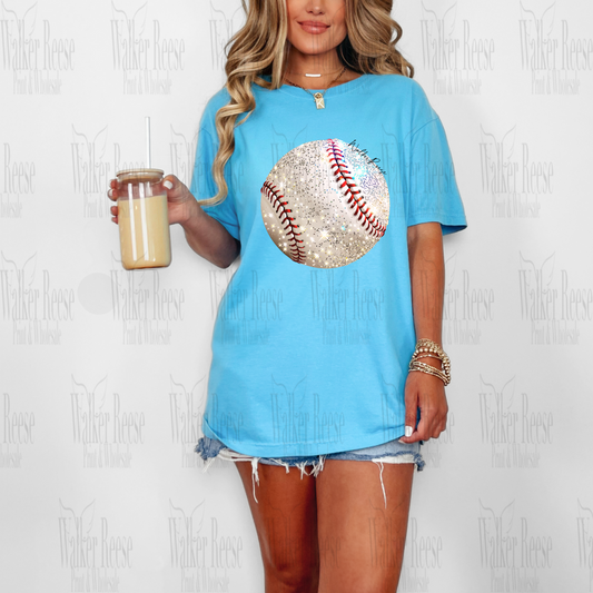 Glitter Baseball Tee