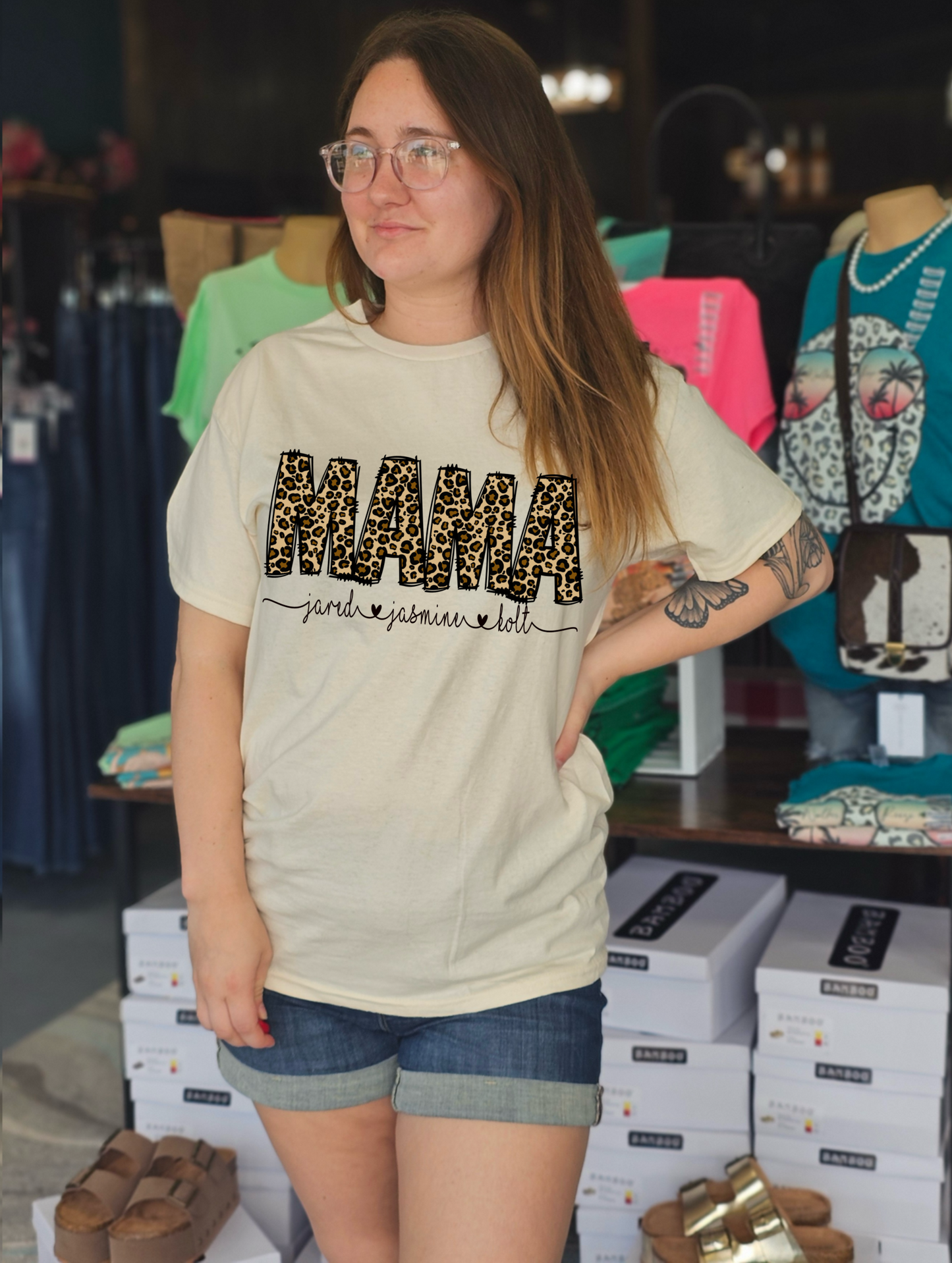 Leopard Mama Tee