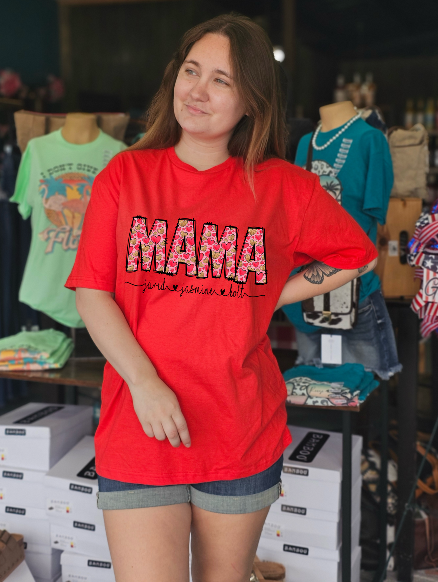 Hearts Mama Tee