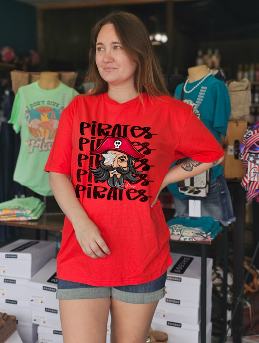 Fabulous Pirate Mascot Tee