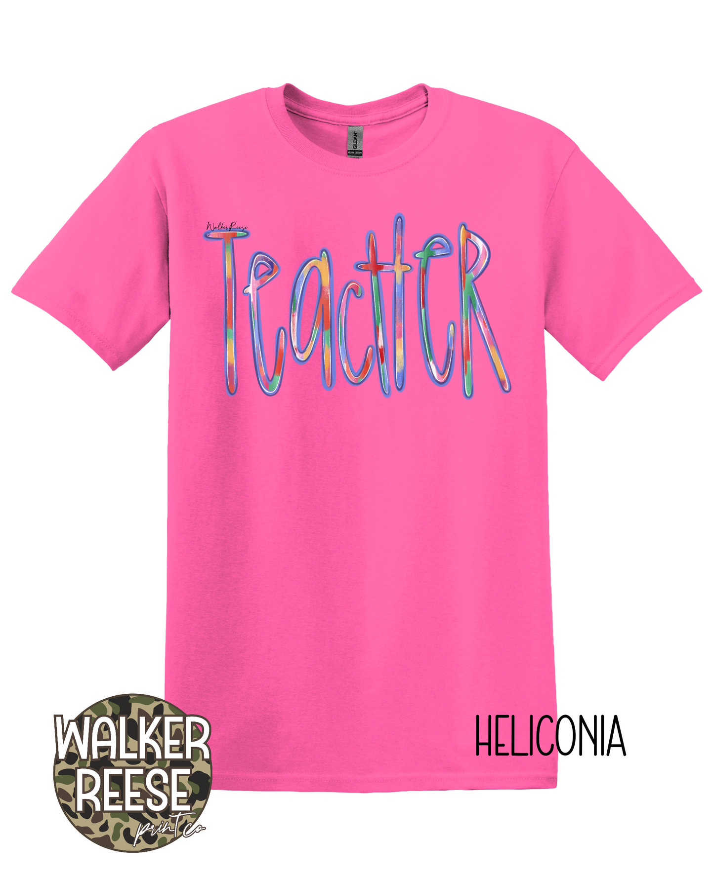 Painted Teacher Tee