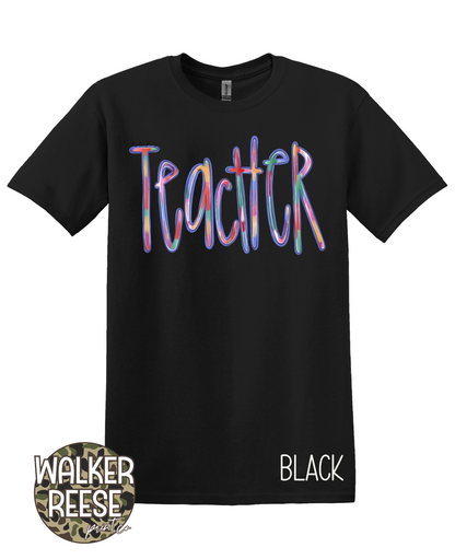 Painted Teacher Tee