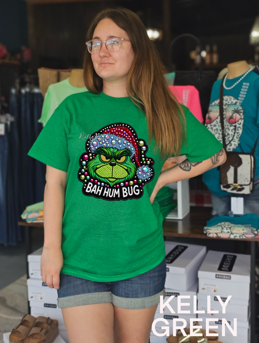 Green Guy Christmas Diamond Tee