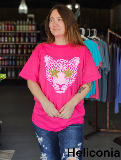 Pink Leopard Tee