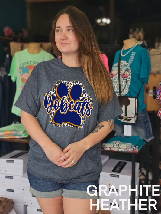 BOBCATS Pawprint Tee