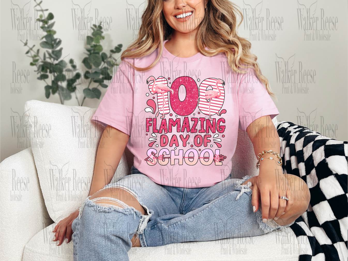 100 Flamazing Days of School Tee