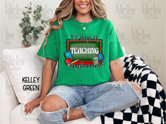 100 Days of Teaching Tiny Humans Tee