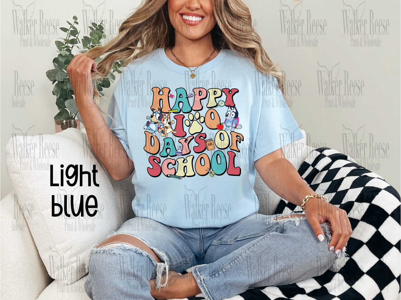 Happy 100 Days of School Bluey Tee