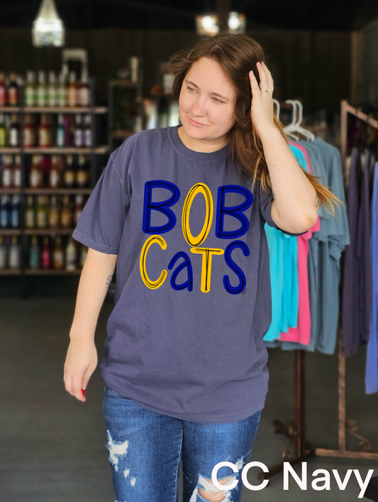 BOBCATS Scribble Tee