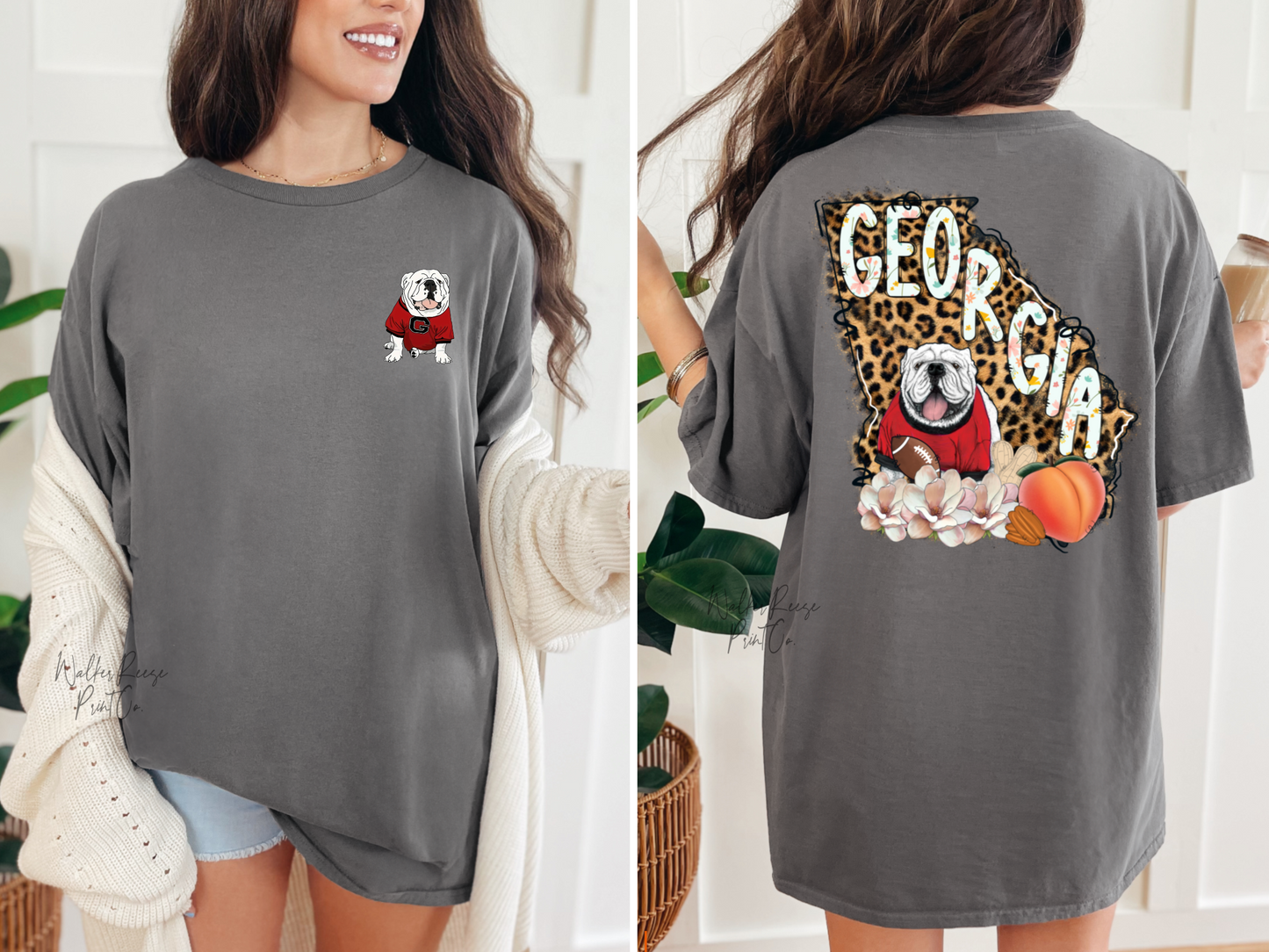 Leopard State of Georgia Tee