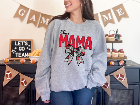 Cheer Mama Bow Priates Tee