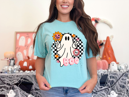 Retro Ghost Boo Tee