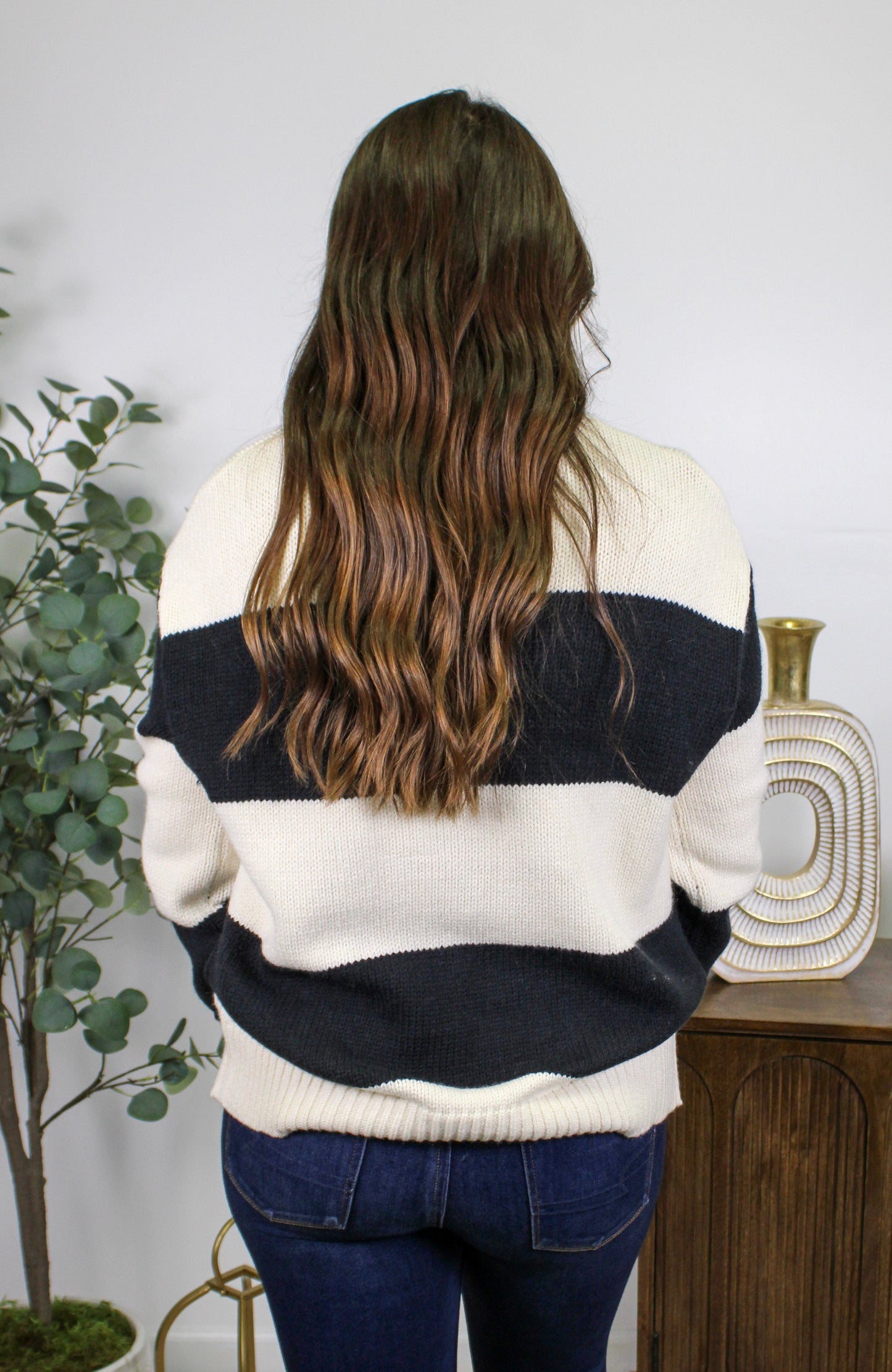 Striped Knit Sweater RTS