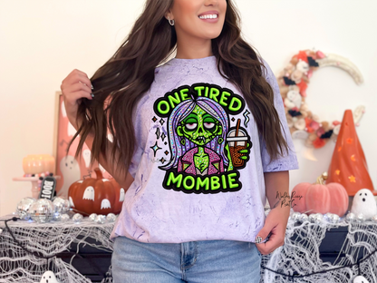 One Tired Mombie Comfort Colors Color Blast Tee