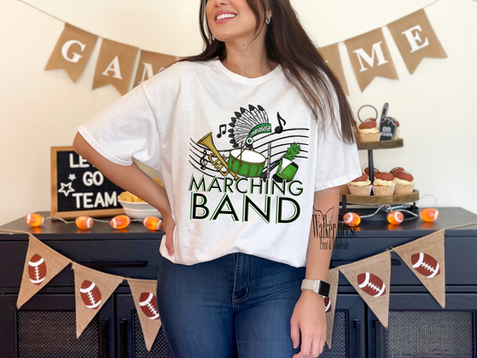 Indians Marching Band Tee