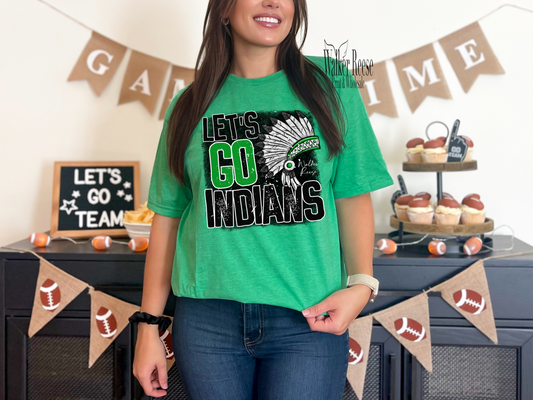 Let's Go Indians Tee