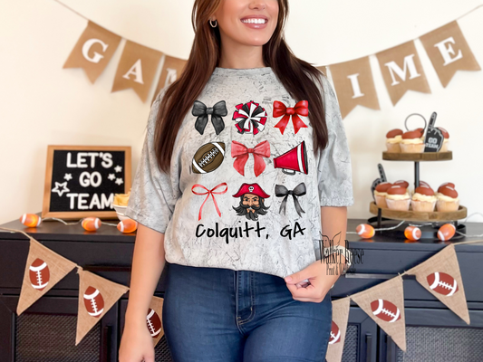 Colquitt GA Cheer Bow Tee