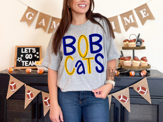 BOBCATS Scribble Tee