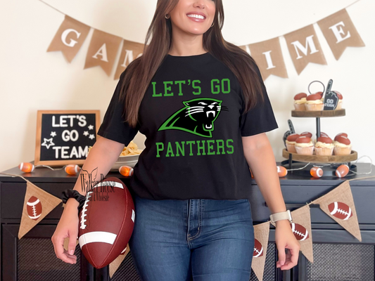 Let's Go Panthers Logo Tee