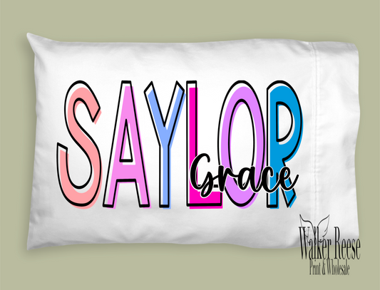 Personalized Pillow Case with Name