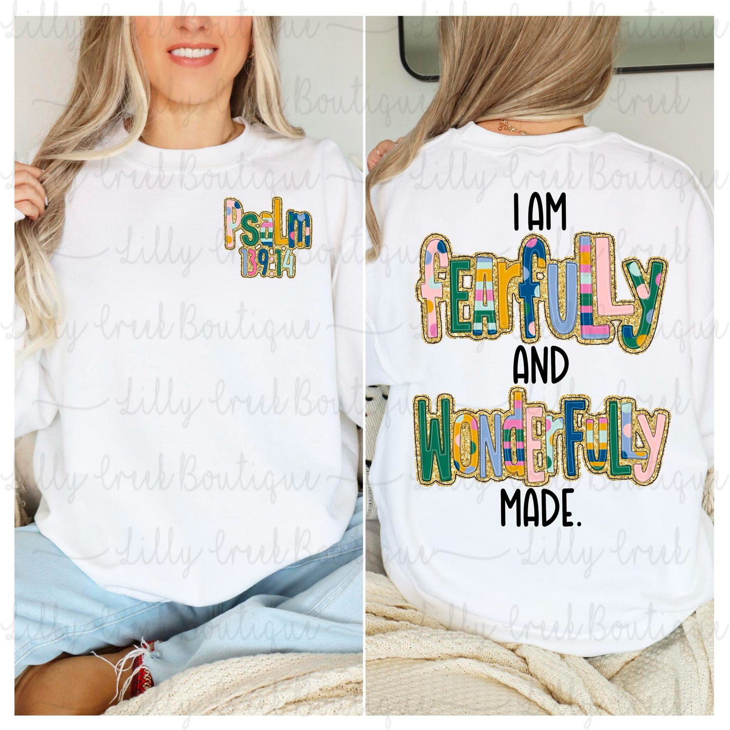 Fearfully and Wonderfully Made Glitz Tee